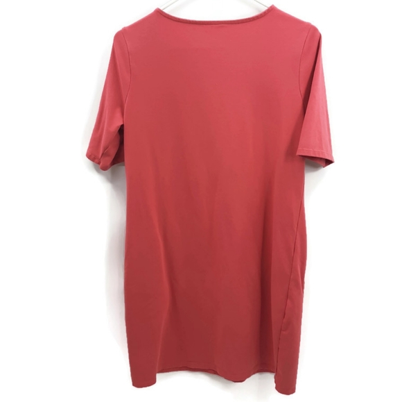 Sahalie coral t-shirt dress - Picture 2 of 5